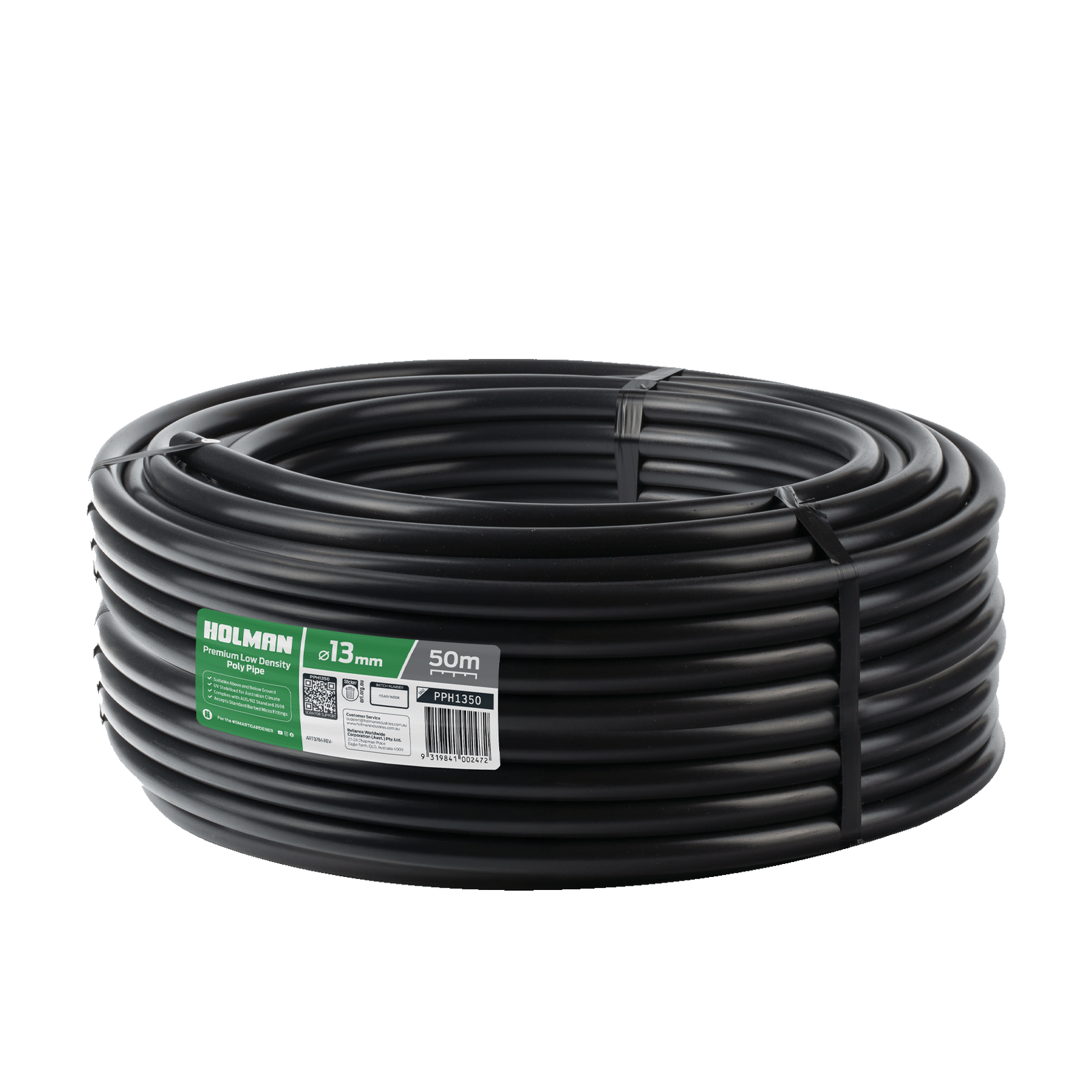 Holman 13mm x 50m Black Poly Pipe - Image 1 of 5