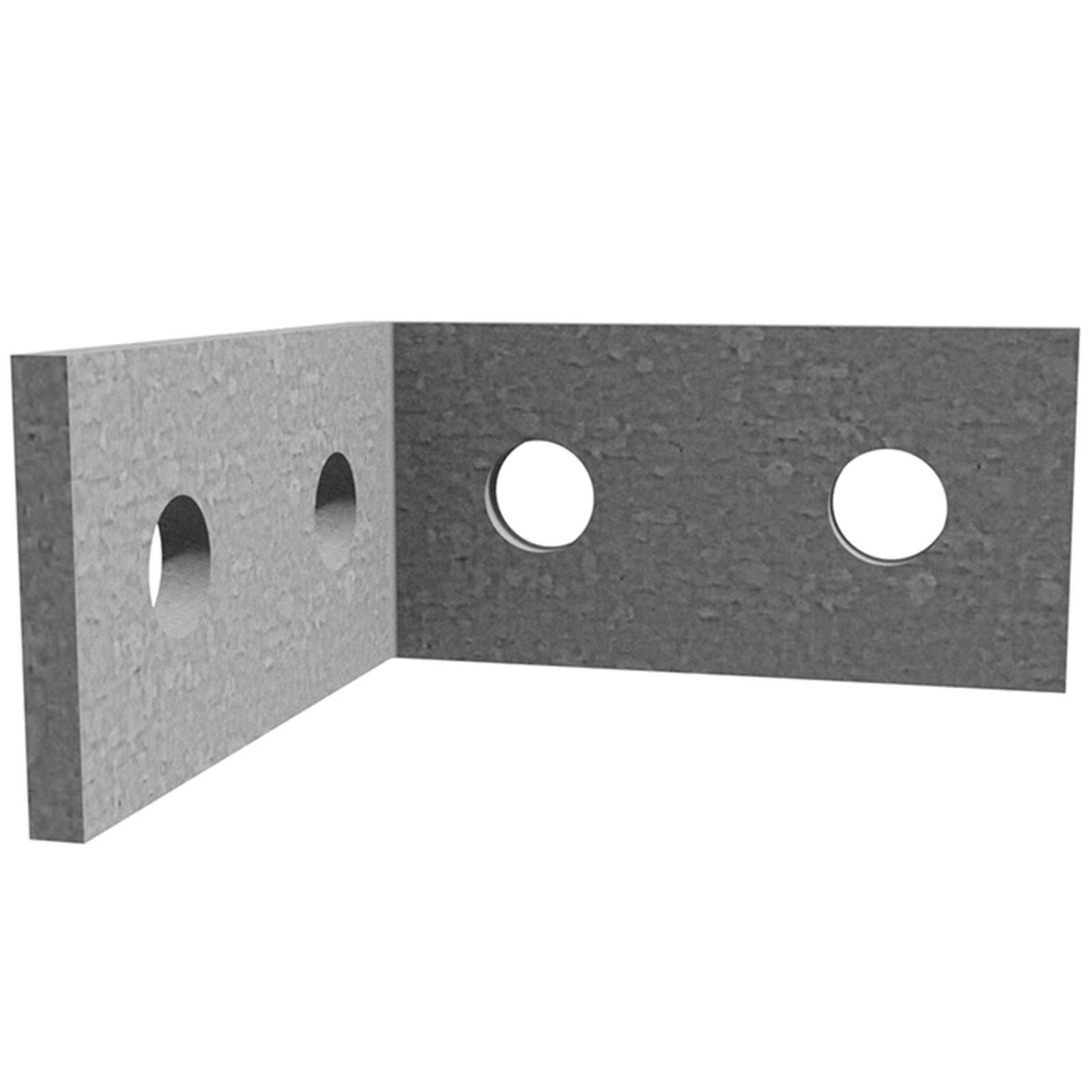 Dunnings 80 x 80 x 40 x 5mm M12 Galvanised Angle Bracket - Image 1 of 1
