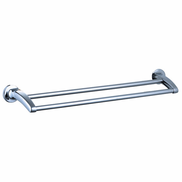 Mondella 600mm Chrome Prelude Double Towel Rail - 60cm
