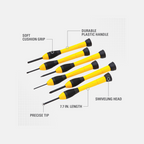 Stanley 6 Piece Precision Screwdriver Set - Image 3 of 7