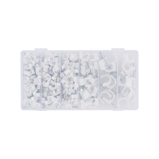 CLICK 180 Piece Cable Management Nail Clip Set