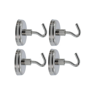 Everhang 35mm Silver Magnetic Hook - 4 Pack