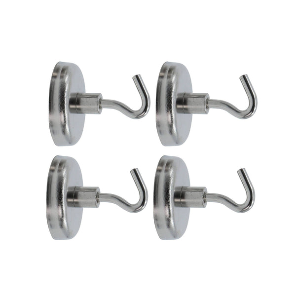 Everhang 35mm Silver Magnetic Hook - 4 Pack