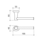 Caroma Acacia Straight Toilet Roll Holder - Image 2 of 2
