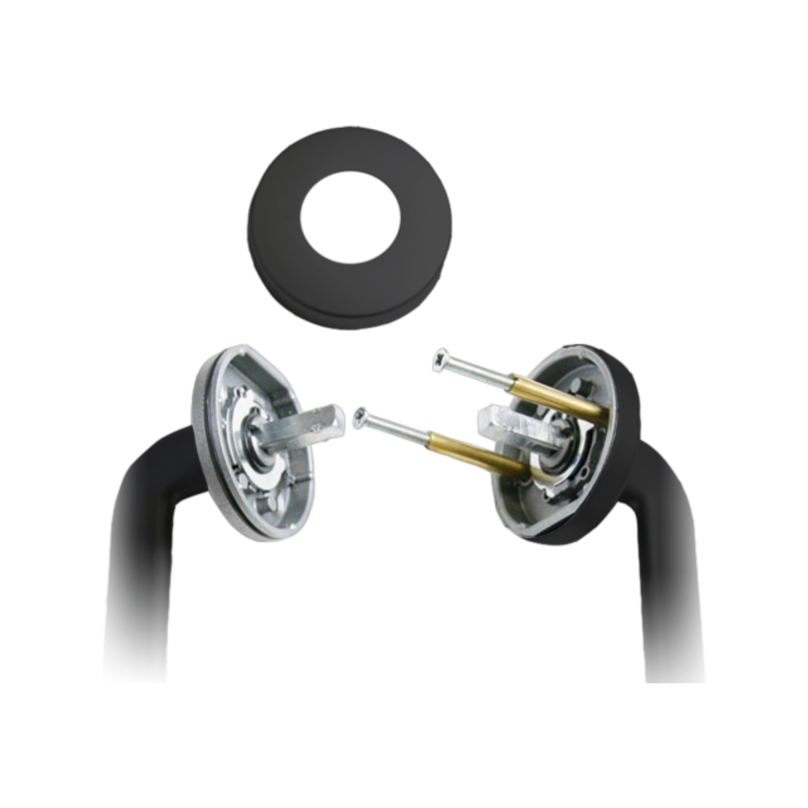 Lockwood Nero Matt Black Velocity L3 Privacy Lever Set - Image 3 of 3