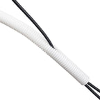 D-Line 1.1m Ø132mm White Cable Tidy Split Tube Cable Organiser - Image 3 of 6
