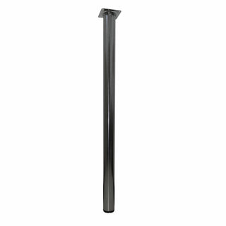 Adoored 40 x 710mm Brushed Nickel Adjustable Metal Furniture Leg