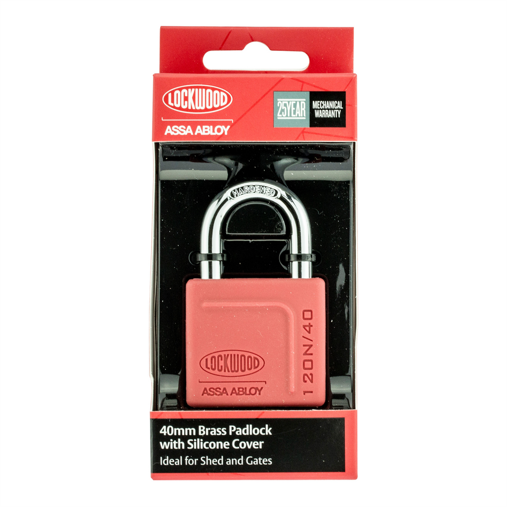 Lockwood 40mm Solid Brass 120N Series Padlock With Silicone Cover - Image 4 of 4