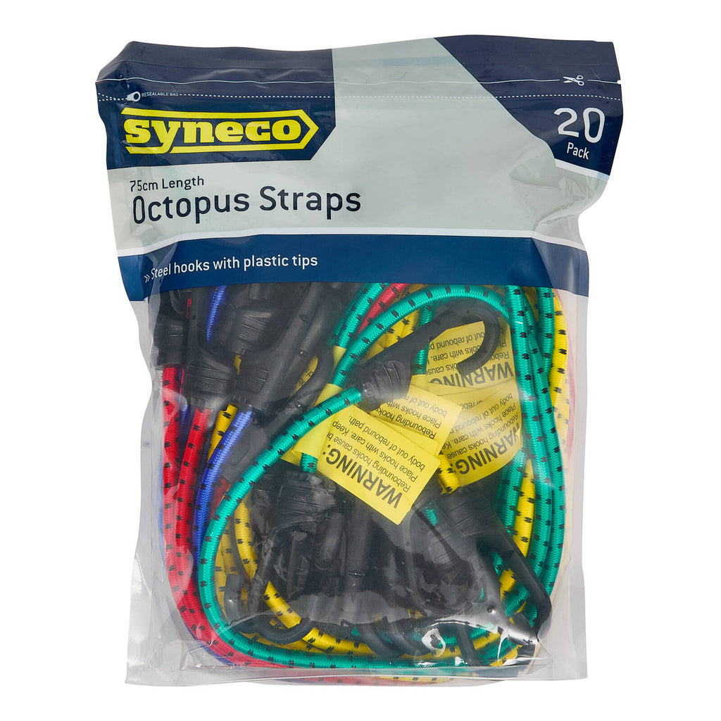 Syneco 75cm Tie Down Octopus Straps - 20 Pack - Image 2 of 8