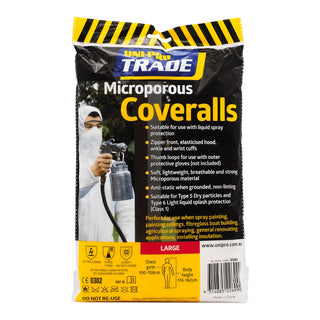 UNi-PRO Large Microporous Coveralls - Large