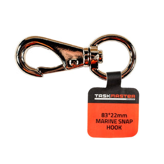 Taskmaster Nickel Plated Marine Snap Hook with Clip