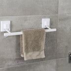 Fusion-Loc 40cm Matte White Style Suction Single Towel Rail - Image 3 of 4