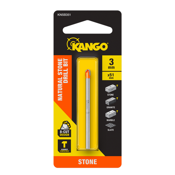 Kango 3mm Natural Stone & Tile Drill Bit