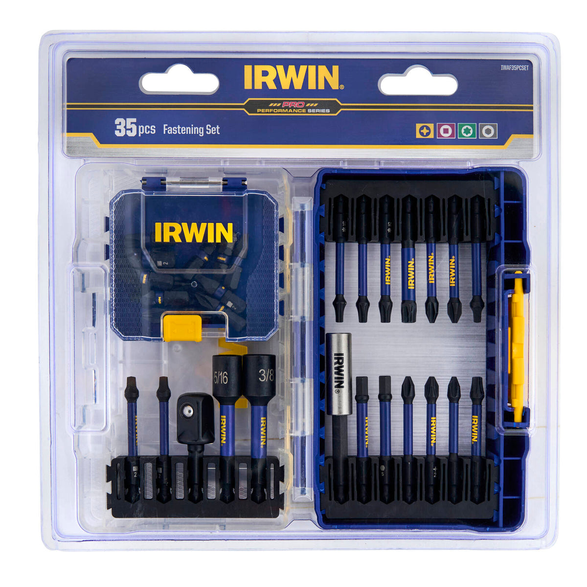 IRWIN 35 Piece Screwdriver Bit Set IWAF35PCSET - Image 2 of 2