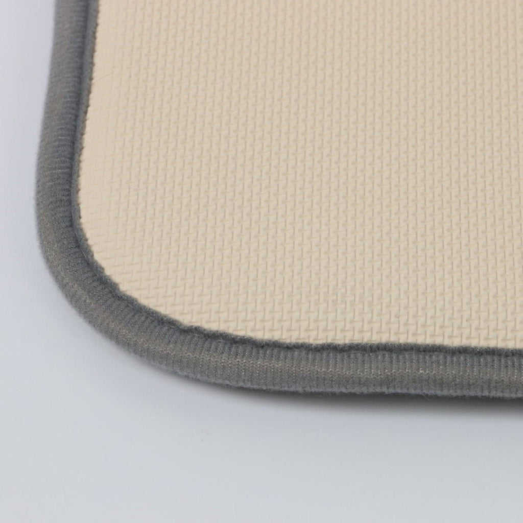 Barelli Bath Mat Contour 50cm x 50cm Non-Slip Memory Foam Grey - Image 3 of 4
