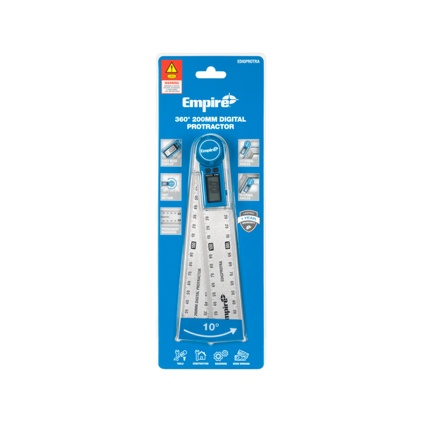 Empire 360° 200mm Digital Protractor