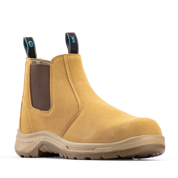 Bata Industrials Men's Wheat Meteor Pull On Safety Boot UK Size 7