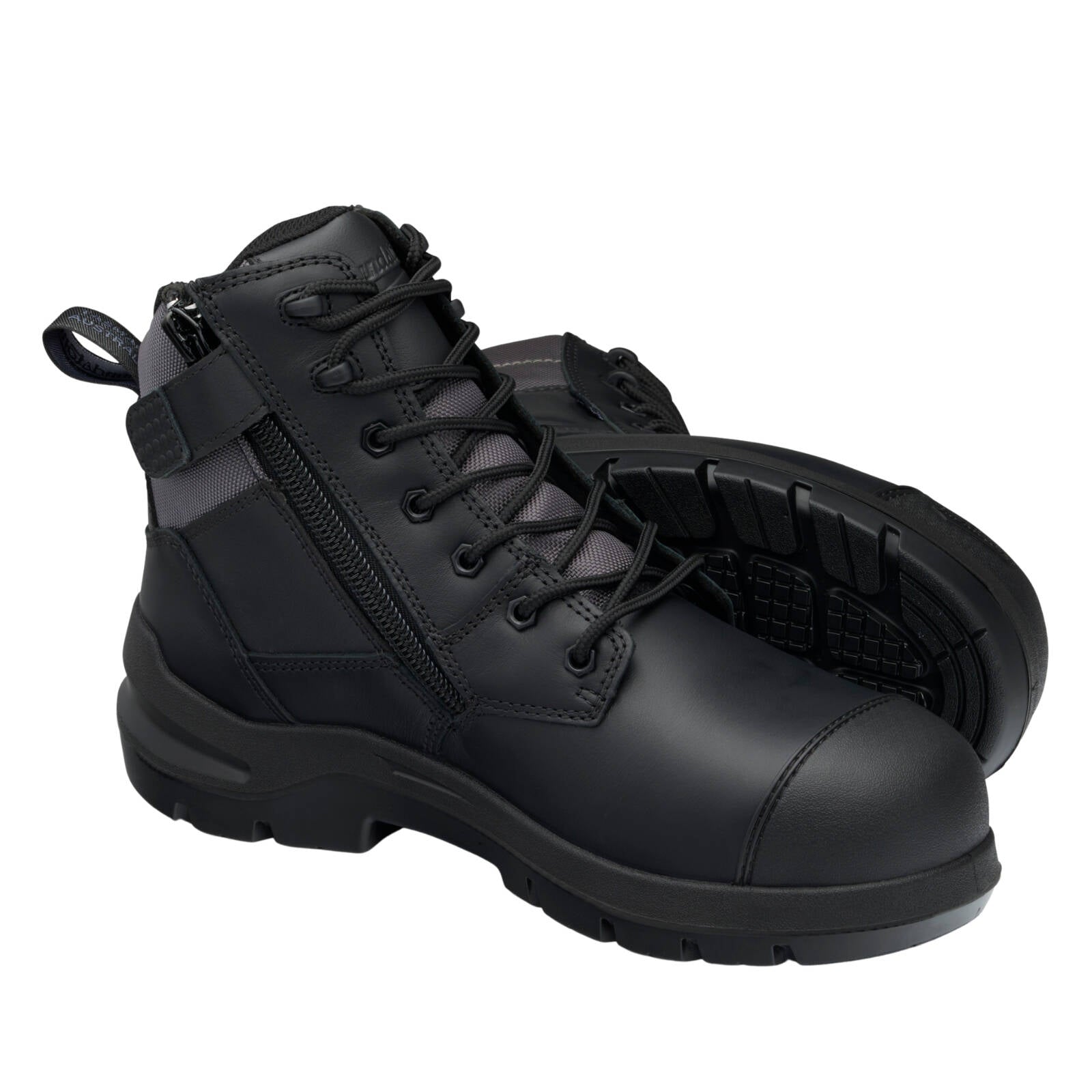 Blundstone Unisex Black #7561 DuraFit Zip-Side Safety - UK Size 8 - Image 1 of 10