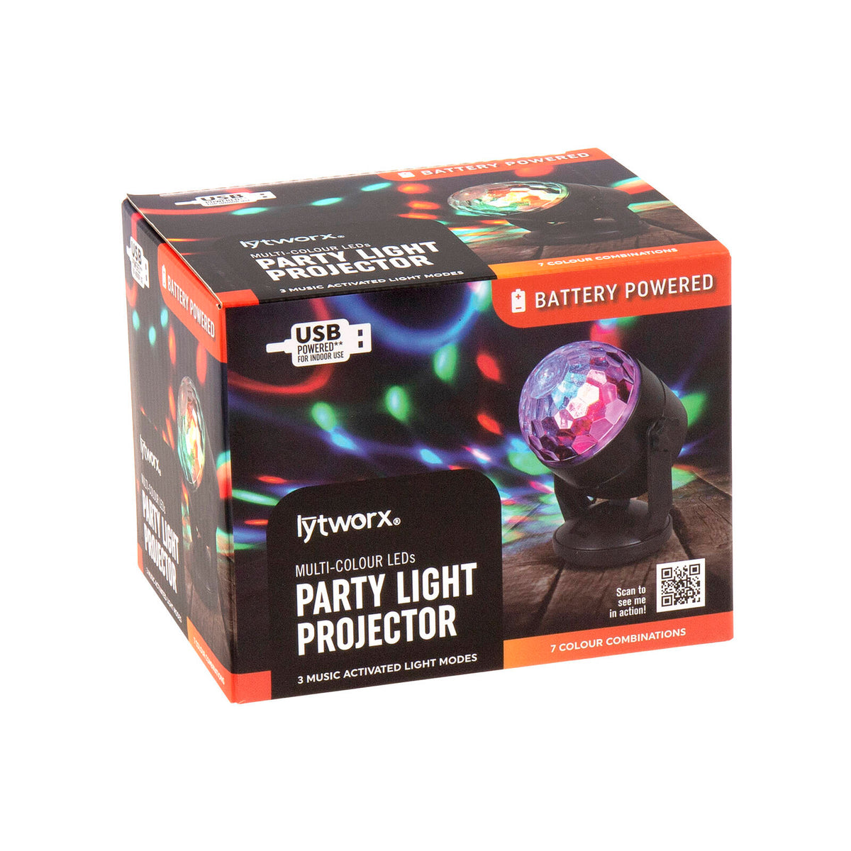 Lytworx Multicolour Party Light Projector - Image 1 of 2