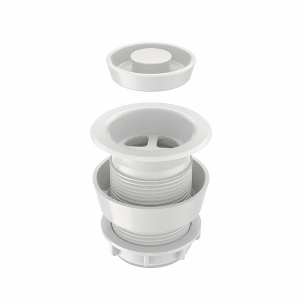 Caroma 40mm White Plug and Waste with Spacer