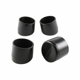Surface Gard 25mm Black Angled Plastic External Chair Tip - 4 Pack