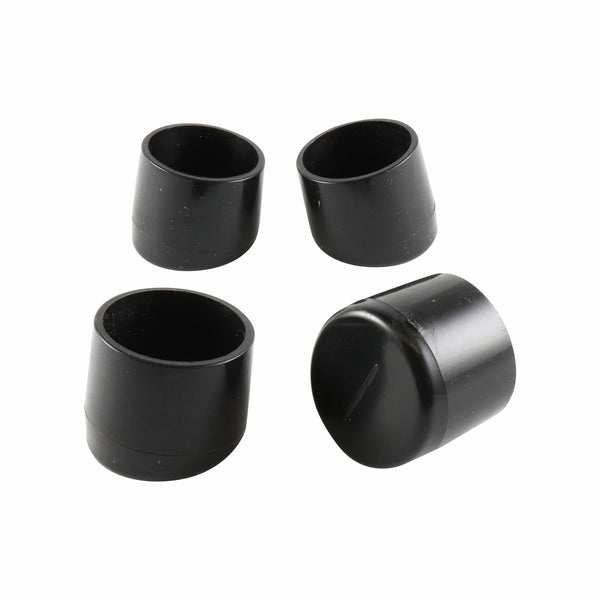 Surface Gard 25mm Black Angled Plastic External Chair Tip - 4 Pack