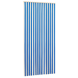 Pillar 86 x 200cm Blue/White Weekender PVC Door Curtain