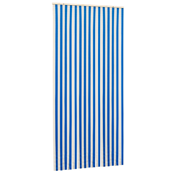 Pillar 86 x 200cm Blue/White Weekender PVC Door Curtain
