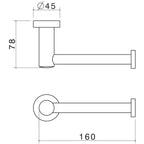 Caroma Chrome Cosmo Toilet Roll Holder - Image 2 of 2