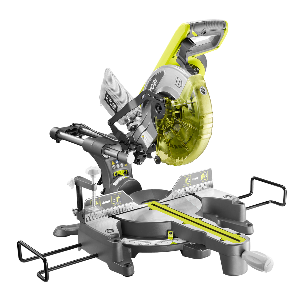Ryobi 2000W 254mm Dual Bevel Sliding Mitre Saw - Image 1 of 8