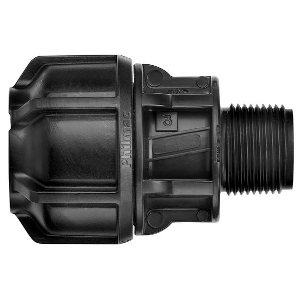 Philmac 32mm x 1-1/4" Metric Poly x MI BSP Pipe End Connector