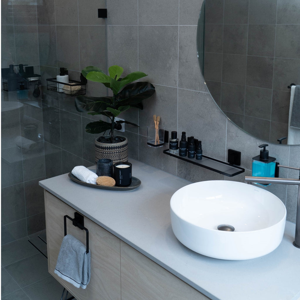 Fusion-Loc 26kg Black Matte Suction Combo Shower Caddy - Image 7 of 7