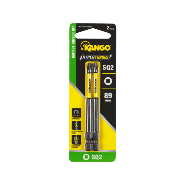Kango 89mm Hypertorque SQ2 Impact Driving Bit - 2 Pack