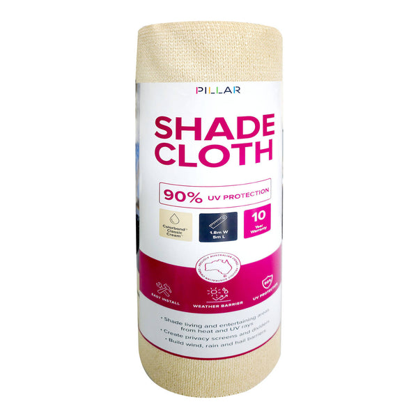 Pillar 1.83 x 5m Woodland Grey 90% Shade Cloth - Woodland Grey
