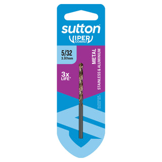 Sutton Tools 5/32" Viper Cobalt Jobber Drill Bit