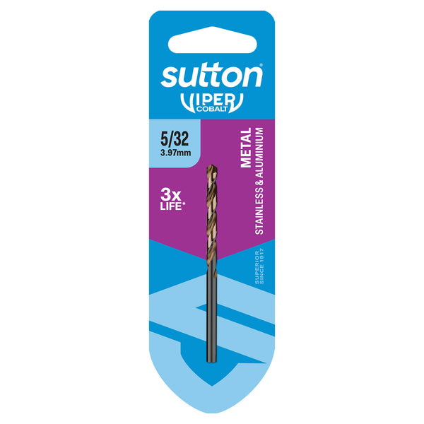 Sutton Tools 5/32" Viper Cobalt Jobber Drill Bit
