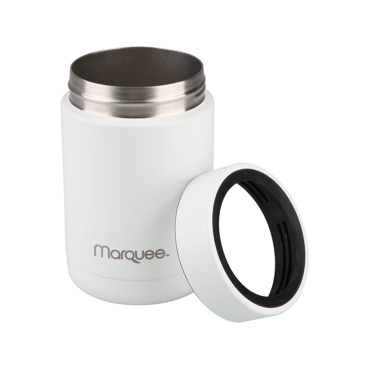 Marquee 375ml White Insulated Can Cooler - Image 2 of 3
