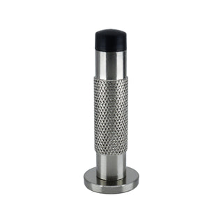Adoored 85mm Satin Chrome Knurled Monument Door Stop
