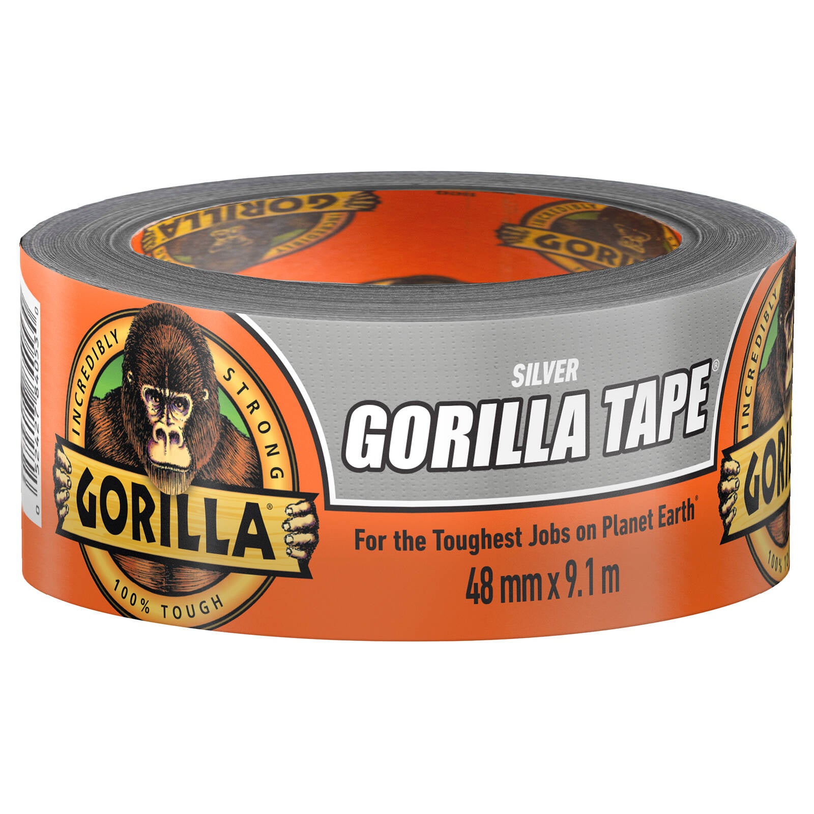 Gorilla 48mm x 9m Silver Cloth Tape - Image 1 of 5