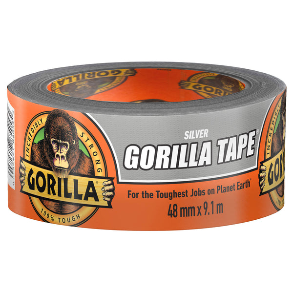 Gorilla 48mm x 9m Silver Cloth Tape