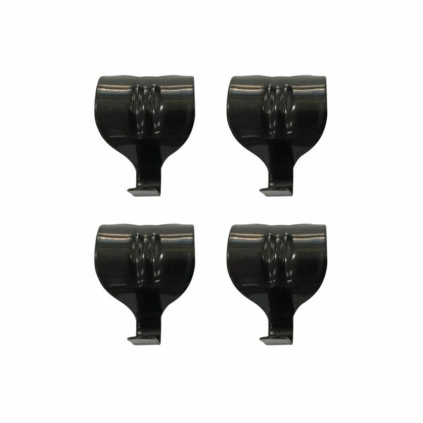 Everhang 10kg Black Picture Hanging Moulding Hook - 4 Pack