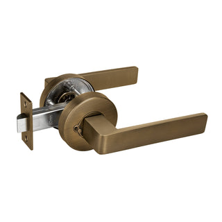 Delf Antique Brass Barcelona Privacy Lever Set