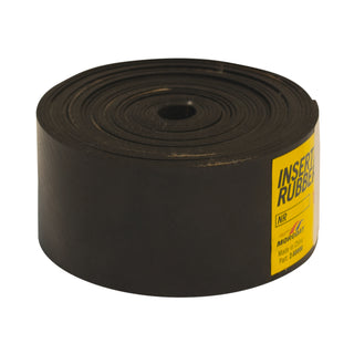 Moroday 50 x 1.5mm x 5m Black Insertion Rubber Roll