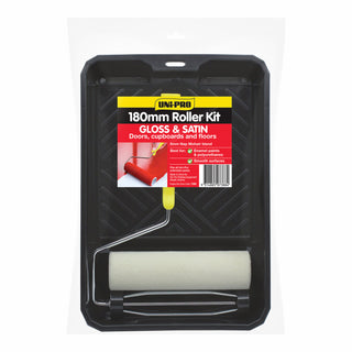 UNi-PRO 180mm Enamel Paint Roller Kit 5mm Nap