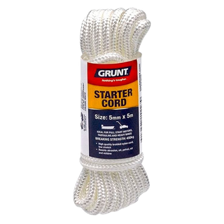 Grunt 5mm x 5m White Starter Cord