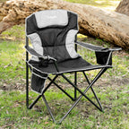 Marquee 130kg Black King Camping Chair - Image 1 of 4