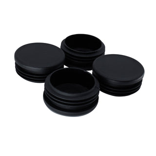 Surface Gard 50mm Black Round Internal Chairtip - 4 Piece