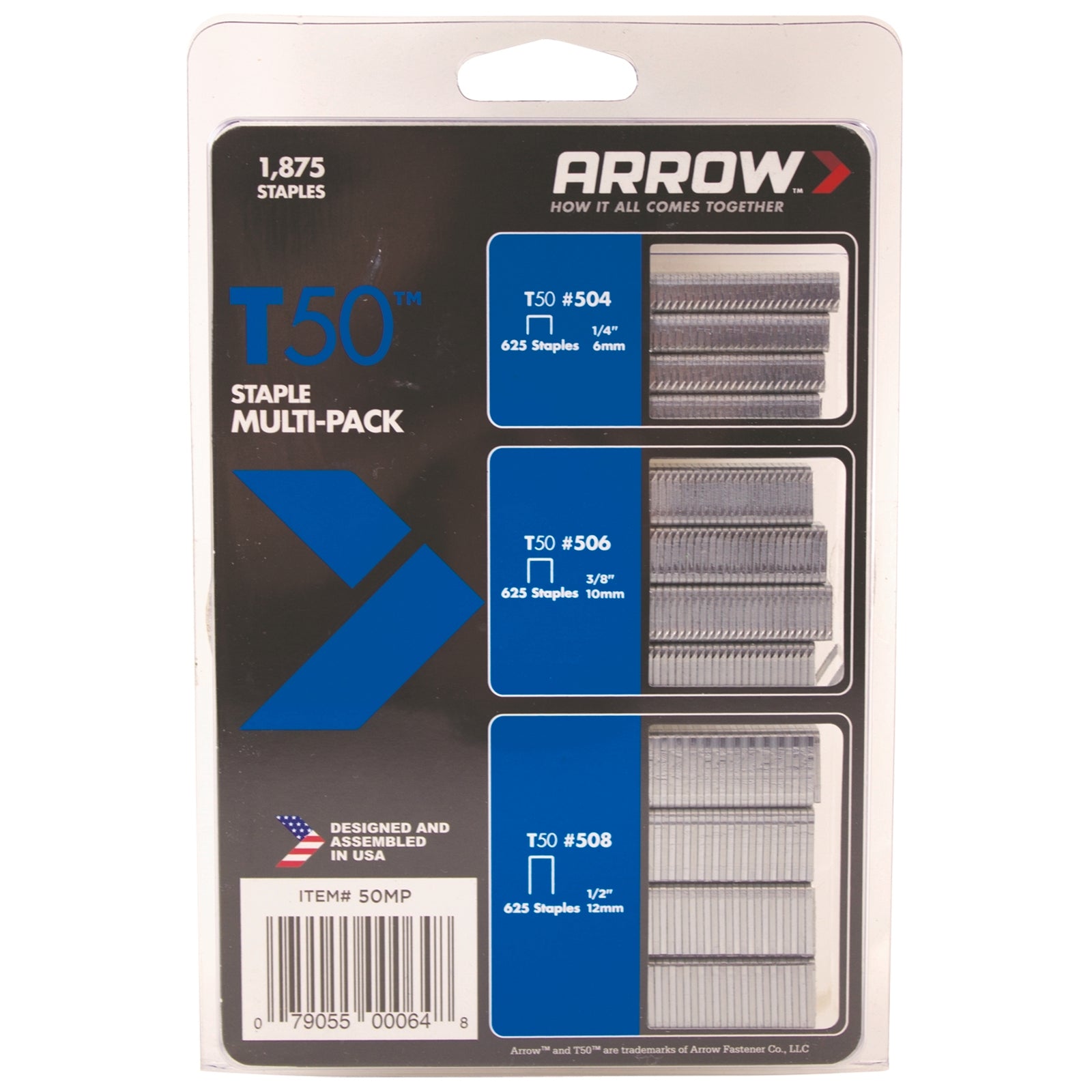Arrow T50 Staple Multi-Pack 1875 Pack - Image 1 of 2
