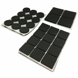 Surface Gard Black Assorted Eva Pads - 56 Pack