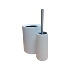 Barelli Matte White Plastic Toilet Brush &amp; Holder - Image 4 of 4